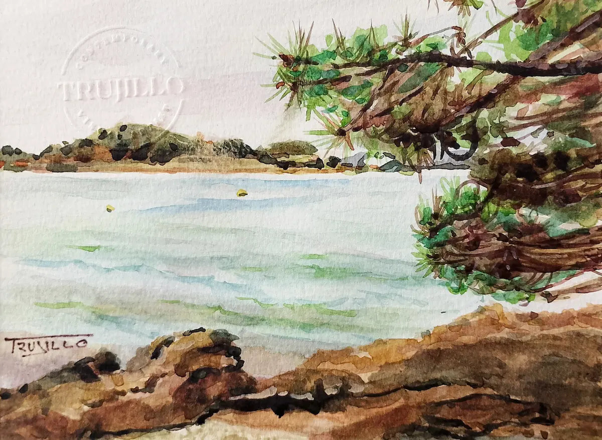 El Atlántico como inspiración: La isla de Cortegada y la Acuarela de Trujillo