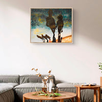 Pieza integrada en la decoración del salón aportando delicadeza y sencillez