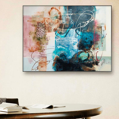 Relax 4, Pintura Acrílica en Lienzo: Relajación Visual