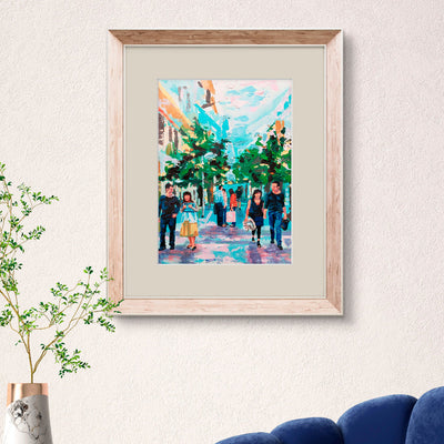 Fuencarral, Acrílico Urbano: Caminos de Color 40x30 cm