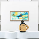 Introspección XI, Acrílico Abstracto sobre Lienzo 139x67cm | Trujillo - Trujilloart