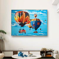 A la Deriva, Acrílico Surrealista sobre Lienzo 130x97cm | Trujillo - trujilloart.com