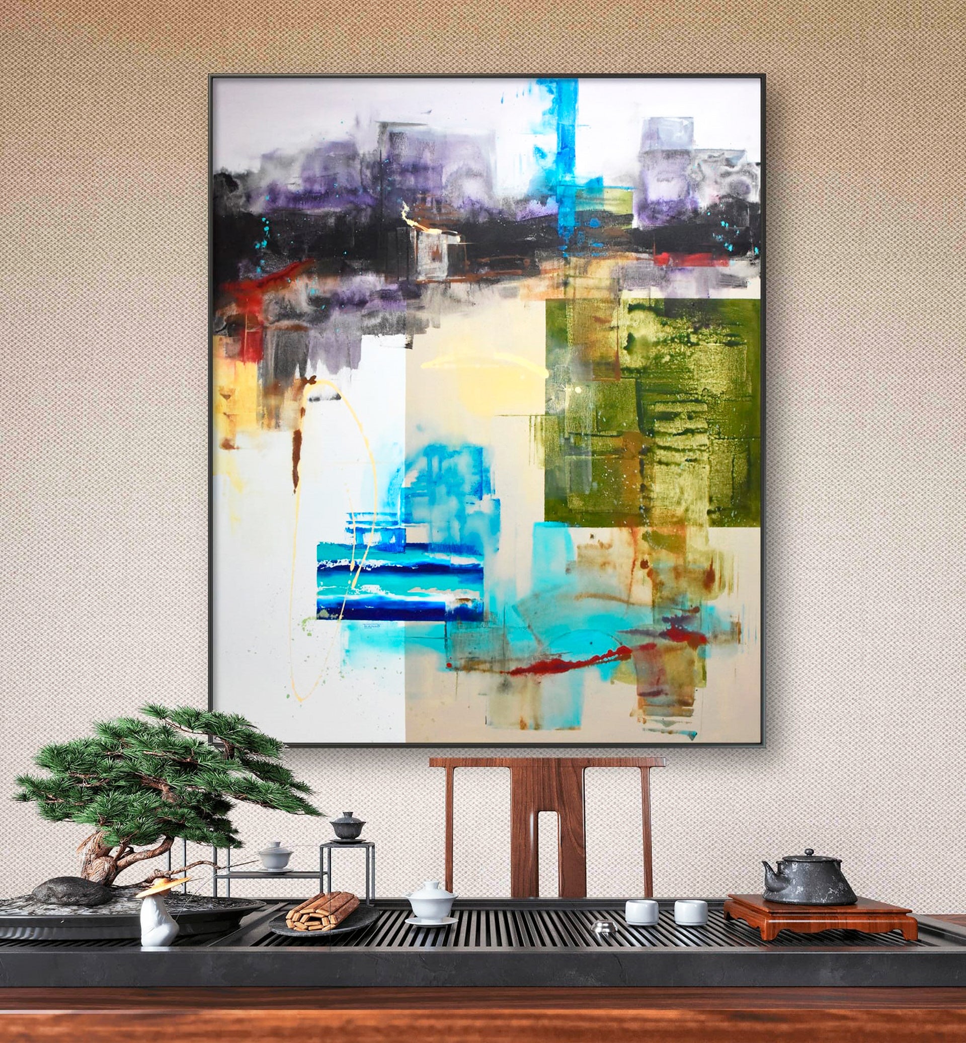 Introspección 3 Acrílico 120x100cm | Trujillo Cuadro Original