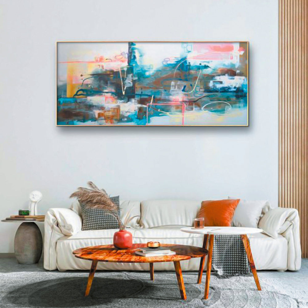 Relax 1, Pintura Acrílica en Lienzo: Serenidad y Color | Trujillo