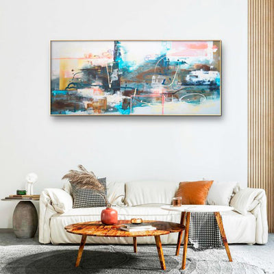 Relax 1, Pintura Acrílica en Lienzo: Serenidad y Color | Trujillo